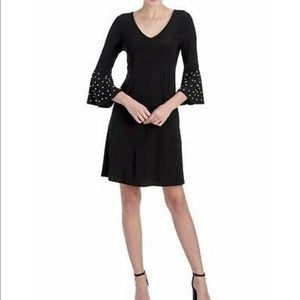 S. Levine Women’s Dress Bell Sleeve Black Small